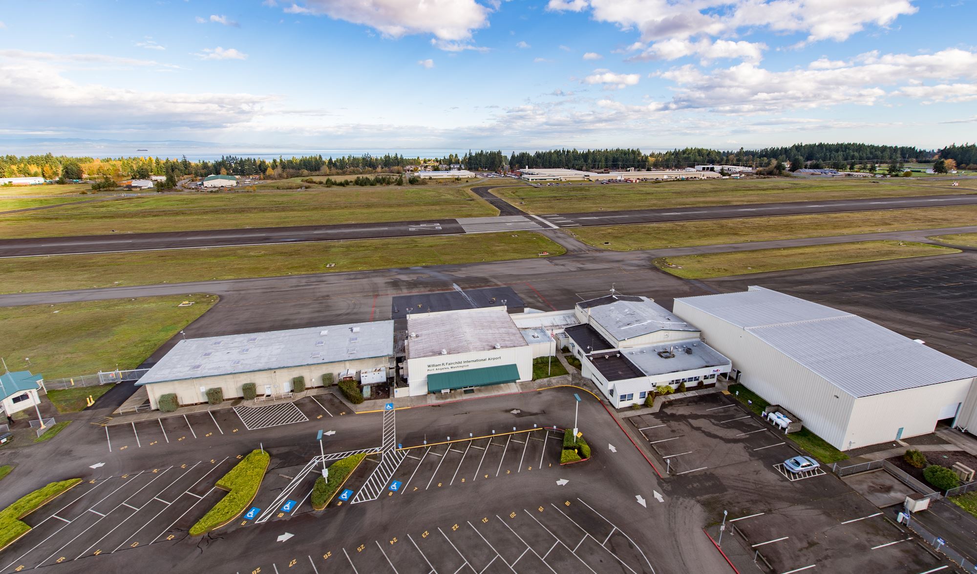 William R Fairchild International Airport